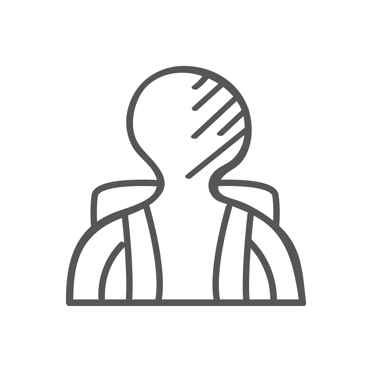 Icon mit Schüler und Schultasche