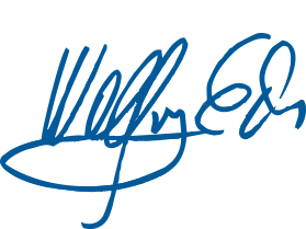 Unterschrift Wolfgang Ecker
