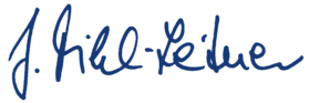 Unterschrift Johanna Mikl-Leitner